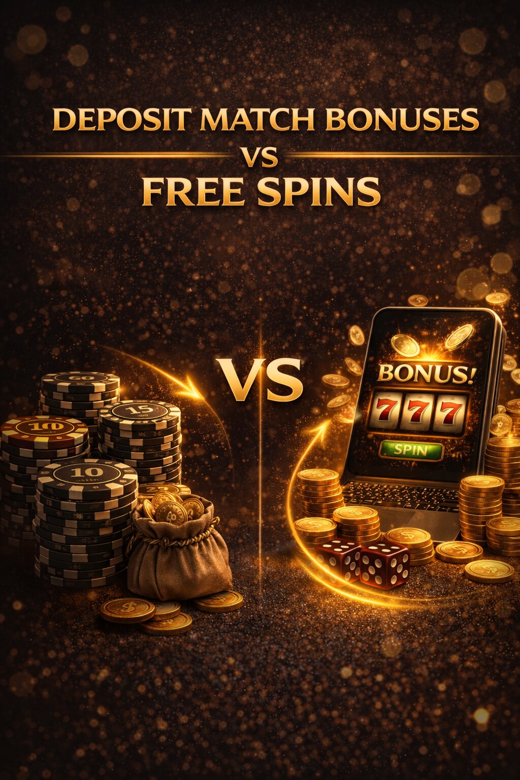 Deposit Match Bonuses Versus Free Spins