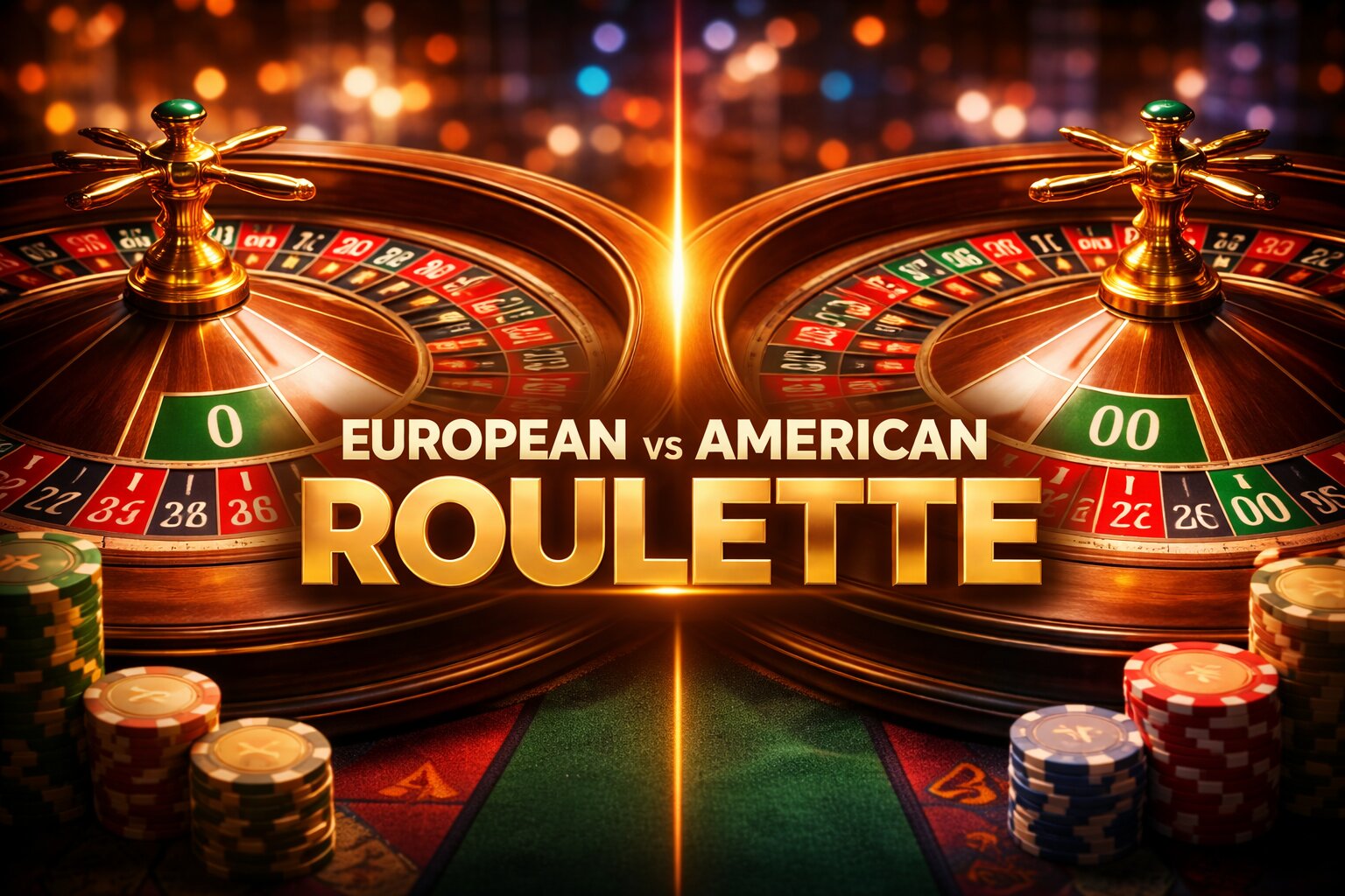 European versus American Roulette