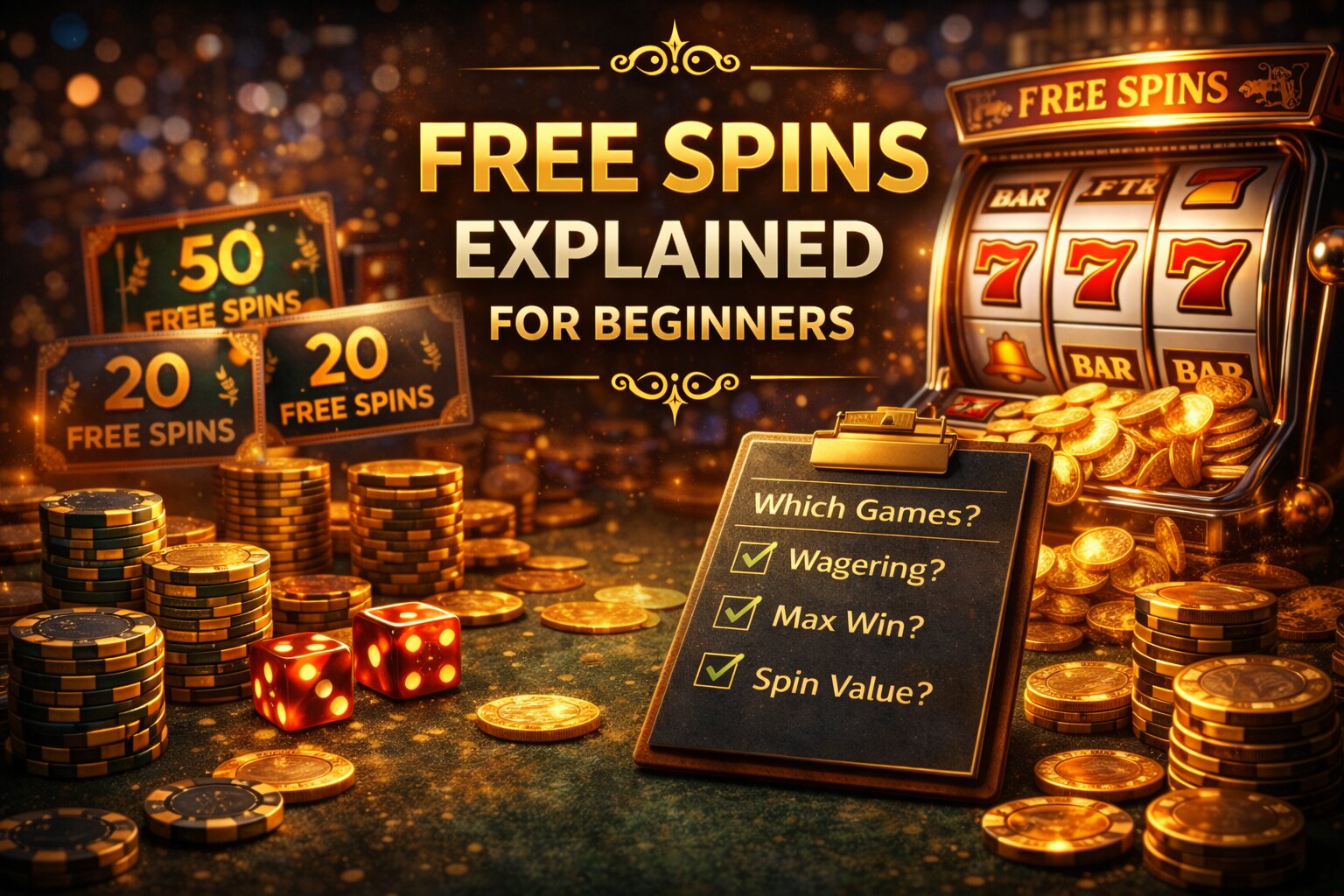 Free Spins Explained For Beginners