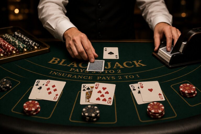 Dealing In Live Blackjack Games