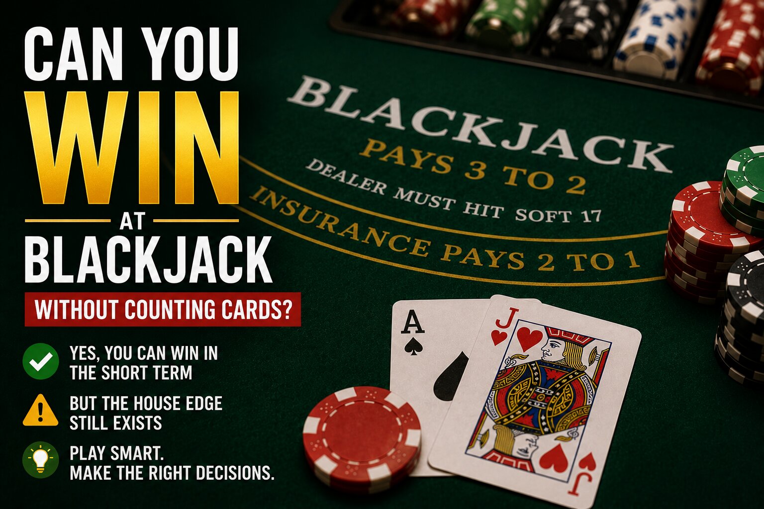 Winning At Blackjack Without Card Counting